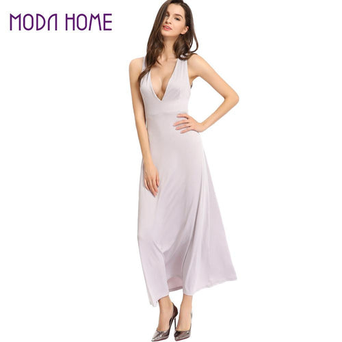 women-long-maxi-dress-spaghetti-strap-sleeveless-hollow-out-backless-party-dress-casual-sundress-grey BBL