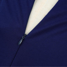 women-ol-work-pencil-dress-patchwork-bodycon-dress-elegant-short-sleeves-dress-with-belt-dark-blue-mini-dress BBL