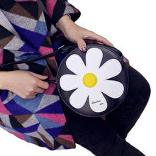 women-shoulder-bag-pu-leather-sunflower-zip-adjustable-shoulder-strap-crossbody-bag-coin-purse-black BBL
