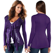 women-slim-coat-hollow-lace-ruffle-deep-v-neck-long-sleeve-thin-sexy-outwear-coat-purple BBL