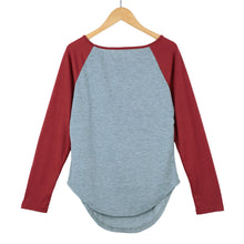 women-t-shirtcolor-block-letter-print-irregular-hem-t-shirt-women-tops-tee-casual-tops-blusas-grey BBL