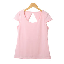women-t-shirt-sexy-cut-out-back-short-sleeve-elegant-tops-plus-size-women-tee-shirt-femme-blusas-pink BBL