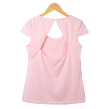 women-t-shirt-sexy-cut-out-back-short-sleeve-elegant-tops-plus-size-women-tee-shirt-femme-blusas-pink BBL
