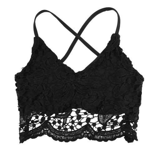 new-fashion-women-vintage-crop-top-deep-v-neck-halter-crochet-tops-lace-camisole-bralette-bandage-backless-top-black-white BBL