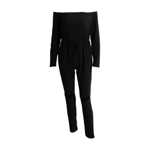 womens-playsuits-off-the-shoulder-slash-neck-casual-bodysuit-elastic-waist-cutout-club-playsuit-rompers BBL