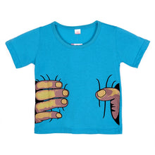 new-kids-clothes-girls-boys-hand-printed-3d-effect-funny-t-shirts-child-tops-tee-shirts BBL