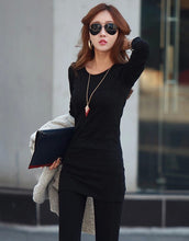 new-korean-women-t-shirt-rhinestone-decoration-long-pullover-o-neck-long-sleeves-basic-women-tops-blusas-black-rose-dark-green BBL