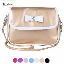 Ladies Women 7 Messenger Bags PU Leather Tote Satchel Fashion Lovely Girl Bowknot Crossbody Shoulder Handbags
