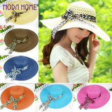 women-sun-hat-straw-hat-wide-large-brim-beach-cap-with-leopard-ribbon-orange BBL
