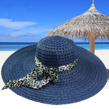 women-sun-hat-straw-hat-wide-large-brim-beach-cap-with-leopard-ribbon-orange BBL