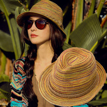 korean-style-women-beach-foldable-straw-sunhat-rainbow-sunbonnet-for-lady-womens-sunhats BBL