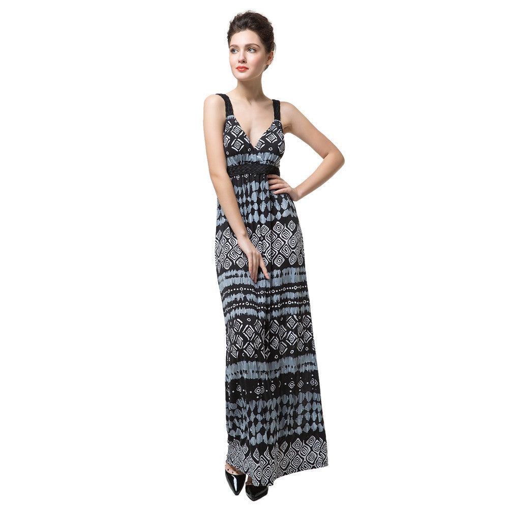 sexy-women-long-maxi-dress-geometric-print-deep-v-neck-boho-dress-backless-elegant-bohemian-party-beach-dress-black BBL