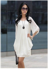 womens-lady-mini-dress-chiffon-plus-size-women-clothing-office-dresses-roupas-femininas-3xl BBL