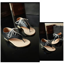women-flat-sandals-lace-up-cut-out-flip-flop-shoes-woman-pu-leather-gladiator-sandals-women-plus-size-sandale-femme BBL