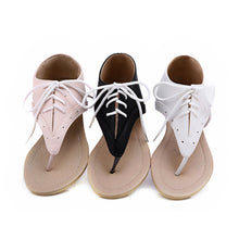 women-flat-sandals-lace-up-cut-out-flip-flop-shoes-woman-pu-leather-gladiator-sandals-women-plus-size-sandale-femme BBL