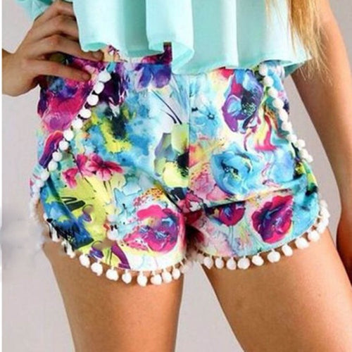 new-women-floral-high-waist-shorts-casual-elastic-short-py1 BBL
