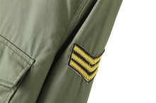 women-shirts-chest-pockets-embroidery-turn-down-collar-long-sleeves-button-casual-women-tops-loose-blouse-army-green BBL