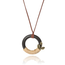 new-vintage-women-necklace-wooden-circle-leaf-pendants-bohemia-long-rope-necklace-ladies-sweater-chain-jewelry BBL