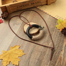 new-vintage-women-necklace-wooden-circle-leaf-pendants-bohemia-long-rope-necklace-ladies-sweater-chain-jewelry BBL