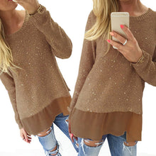 new-vogue-womens-long-sleeve-loose-pullover-blouse-crewneck-long-tops-jumper BBL