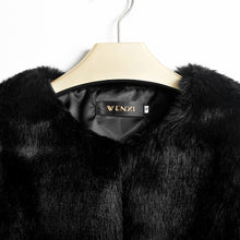 Plus Size Faux Fur Jacket Women Natural VGilet Sleeveless Lapel Outerwear Jacket Coat Hair Jacket Waistcoat