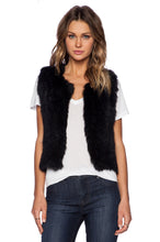 Plus Size Faux Fur Jacket Women Natural VGilet Sleeveless Lapel Outerwear Jacket Coat Hair Jacket Waistcoat