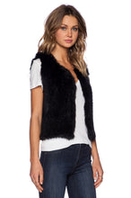 Plus Size Faux Fur Jacket Women Natural VGilet Sleeveless Lapel Outerwear Jacket Coat Hair Jacket Waistcoat