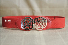 new-women-adjustable-elastic-stretch-flower-buckle-wide-waist-belt-waistband-p16 BBL