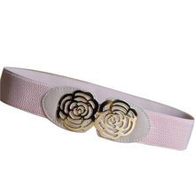 new-women-adjustable-elastic-stretch-flower-buckle-wide-waist-belt-waistband-p16 BBL