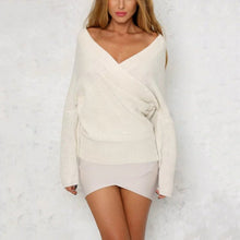 new-women-loose-long-sleeve-v-neck-sweater-tops-fashion-pullovers-thin-black-white-sweaters BBL