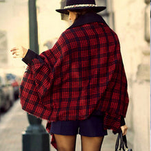 new-women-blanket-oversized-tartan-plaid-scarf-wrap-shawl-poncho-jacket-coat-stole BBL