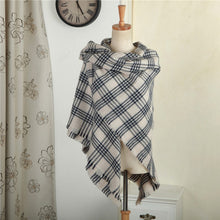 new-women-blanket-oversized-tartan-plaid-scarf-wrap-shawl-poncho-jacket-coat-stole BBL