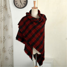 new-women-blanket-oversized-tartan-plaid-scarf-wrap-shawl-poncho-jacket-coat-stole BBL