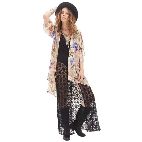 women-chiffon-blouses-open-front-floral-leaf-print-half-sleeves-thin-outerwear-loose-elegant-cardigan-women-coat-yellow BBL