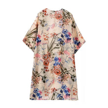 women-chiffon-blouses-open-front-floral-leaf-print-half-sleeves-thin-outerwear-loose-elegant-cardigan-women-coat-yellow BBL