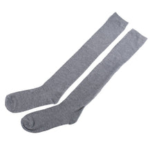 new-women-girl-sexy-thigh-high-stocking-over-the-knee-cotton-stockings-opaque-knitted-4-colors-py8 BBL