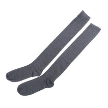 new-women-girl-sexy-thigh-high-stocking-over-the-knee-cotton-stockings-opaque-knitted-4-colors-py8 BBL