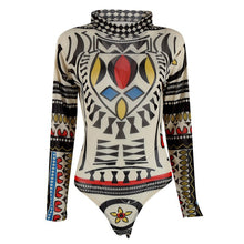 new-women-ladies-printing-slim-bodycon-long-sleeve-club-playsuits-jumpsuit-tops-transparent-bodysuits-tops BBL