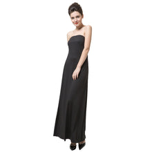 women-maxi-dress-elegant-strapless-neckline-ruched-solid-dress-regular-fit-one-piece-black-women-elegant-dress BBL