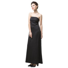 women-maxi-dress-elegant-strapless-neckline-ruched-solid-dress-regular-fit-one-piece-black-women-elegant-dress BBL