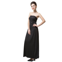 women-maxi-dress-elegant-strapless-neckline-ruched-solid-dress-regular-fit-one-piece-black-women-elegant-dress BBL