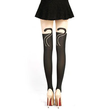 new-women-sexy-cat-tail-velvet-knee-high-socks-hosiery-tattoo-stockings-py3 BBL