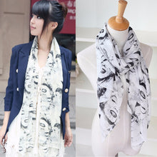new-women-sexy-chiffon-silk-scarf-lip-pretty-marilyn-monroe-head-print-shawl-wraps-shades-scarves BBL