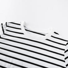 women-tops-o-neck-t-shirt-black-and-white-striped-print-long-sleeve-causal-plus-size-t-shirt-women-blusa-camisetas-mujer BBL