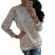 Women Velvet Hoodies Sweatshirts Long Velour Hoodies Sweatshirts Casual Long Sleeve Pullovers Tops GV491