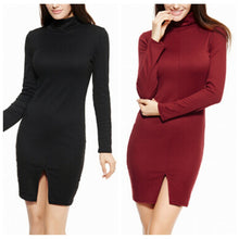new-womens-turtleneck-sexy-slim-bodycon-party-dress-knitwear-sweater-s-m-l-xl BBL