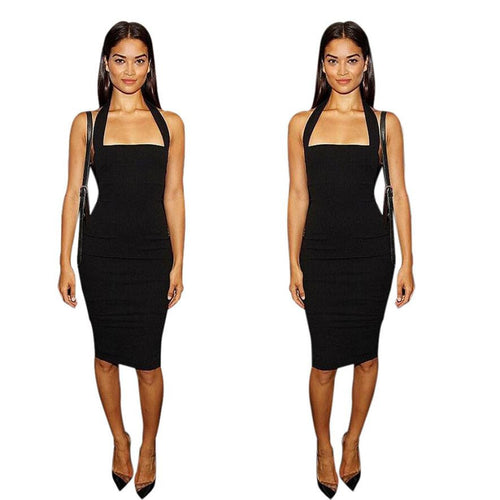 Womens Sexy Elegant Party Office Wear To Work Cocktail Bodycon Pencil Dress