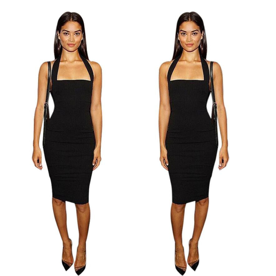 Womens Sexy Elegant Party Office Wear To Work Cocktail Bodycon Pencil Dress