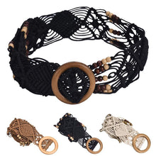 brand Waistband Charm Women Rope Braided Waist Belt Hollow out for girls fashion Accessory