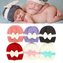 newborn-baby-kids-girls-boys-lovely-bowknot-knitted-crochet-cap-warm-hat-pography-props-caps BBL